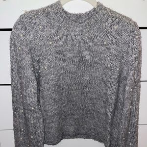 UO Pearl Balloon Sleeve Sweater